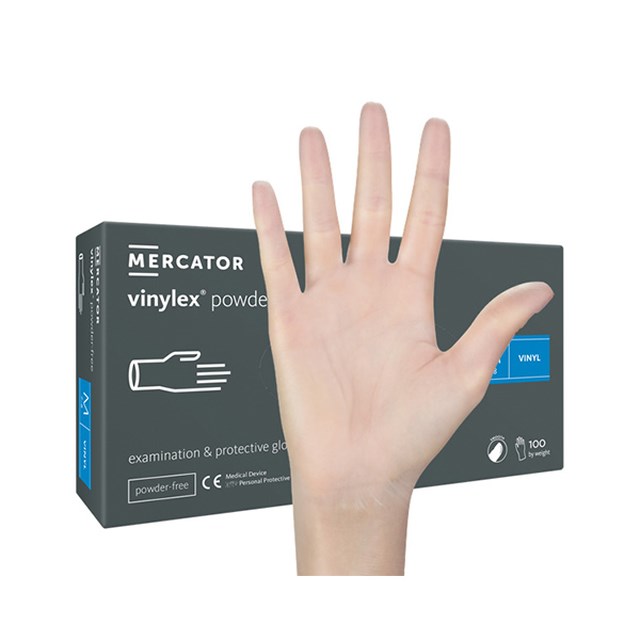 Vinylhandske Vinylex Powder-Free, Transparent - 100 Pack - XL - 1