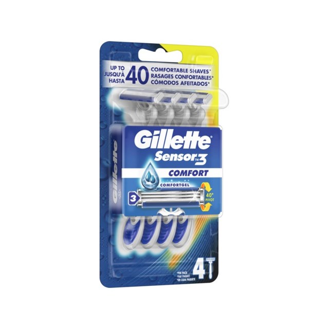 Gillette Engångshyvel Sensor 3 - 4 Pack - 1