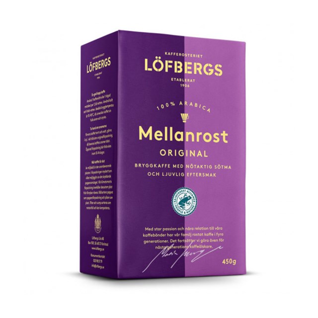 Kaffe Löfbergs Mellanrost  450g Brygg - 1