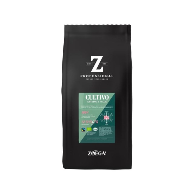 Kaffe Zoega Professional Cultivo hela bönor 750g - 1