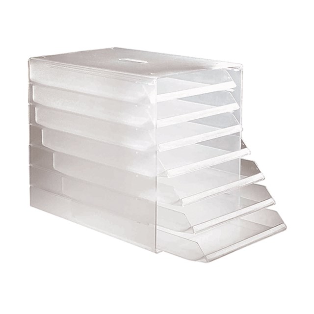 Blankettbox Idealbox 7-fack transparent - 1