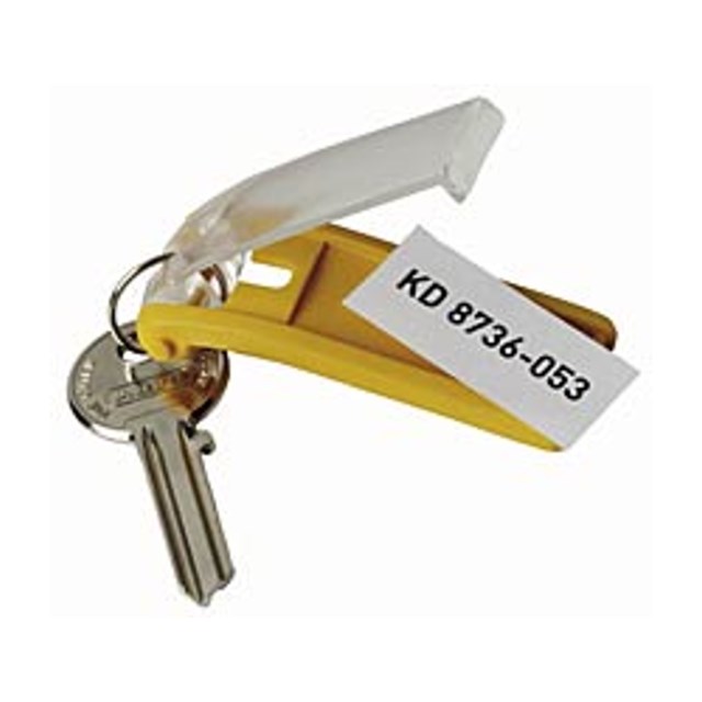 Nyckelbricka Key Clip gul 6/fp - 1
