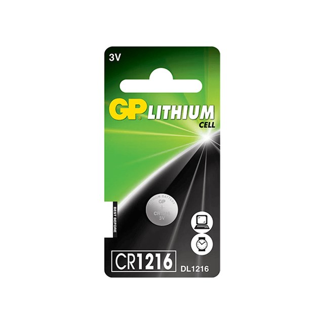 Batteri Lithium 3V Cr1216 - 1