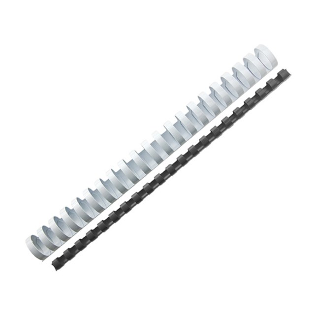 Plastspiral GBC CombBind PVC 6.0mm svart 100st/fp - 1