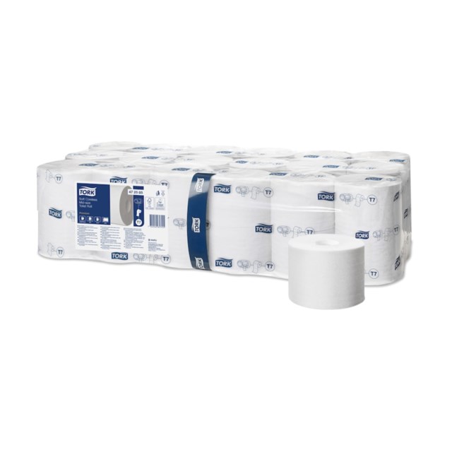 Toalettpapper Tork T7 Premium coreless 2-lags 36st/fp - 1