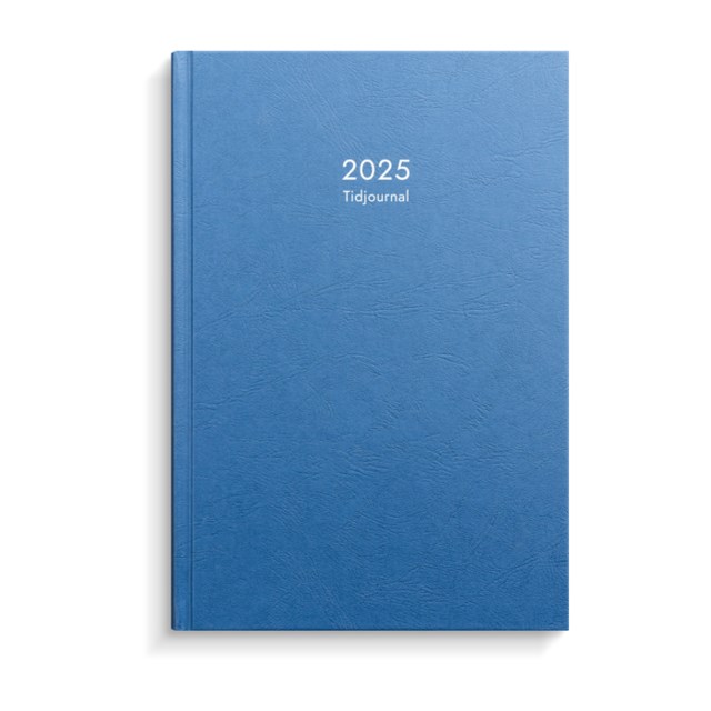 Burde Tidjournal Blå Kartong 2025 - 1