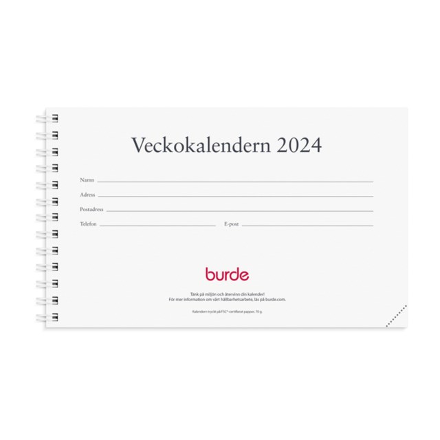 Burde Veckokalendern Refill 2024 - 1