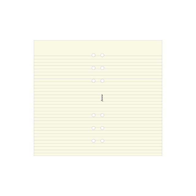 Filofax Personal Linjerad Blad beige (20) Refill - 1