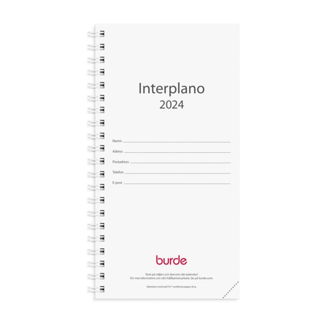 Burde Interplano Refill 2024 - 1