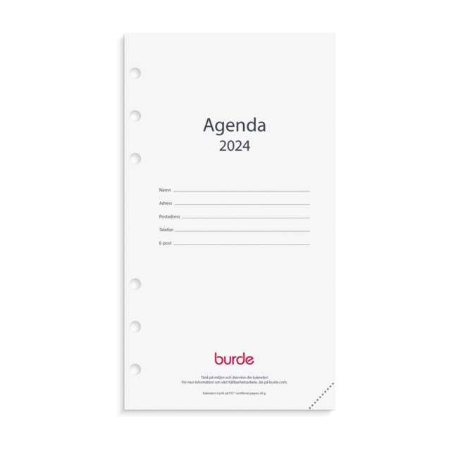 Burde Regent Kalendersats Agenda 2024 - 1