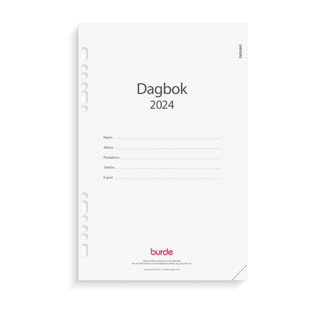Burde Business Kalendersats Dagbok 2024 - 1