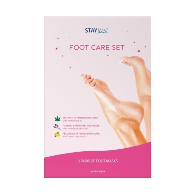 Stay Well Foot Care Set 3 Masks - 1
