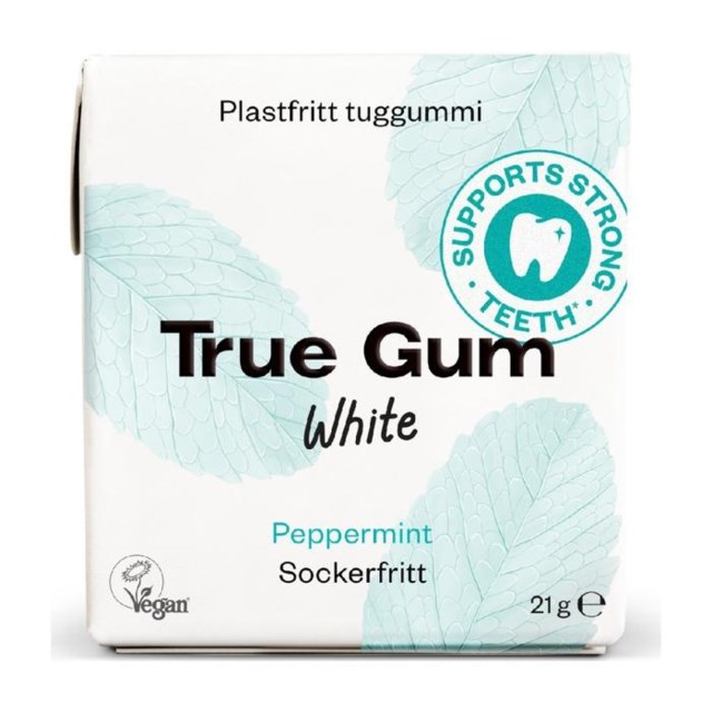 True Gum White Peppermint tuggummi - 1