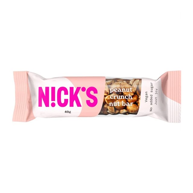 Nicks Nut Bar Peanut Crunch 40 g - 1