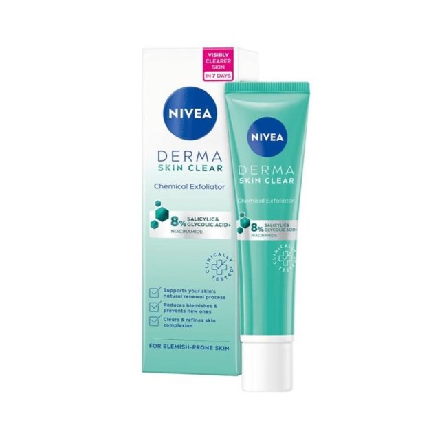 Nivea Derma Skin Clear Exfoliator 40 ml - 1