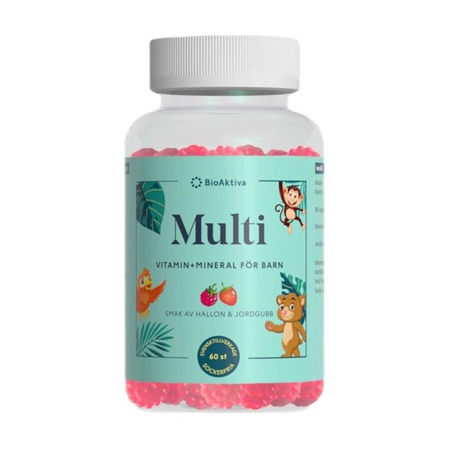 BioAktiva Multi Vitamin+Mineral För Barn - 60 Pack - 1